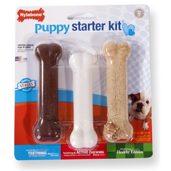 Nylabone puppy chew puppy starter kit