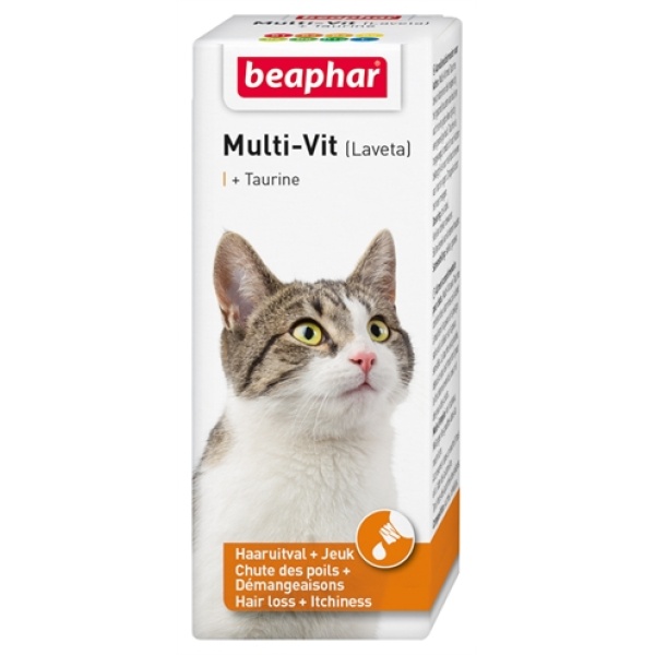 Beaphar multi-vit laveta kat met taurine