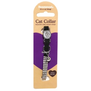 Kattenhalsband diamant