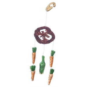 Happy pet natural loofah dream catcher