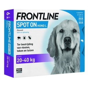 Frontline hond spot on large