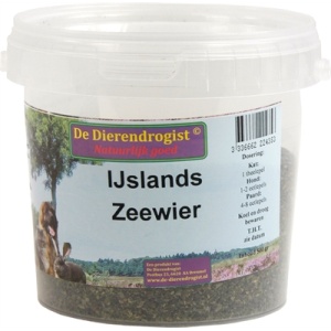 Dierendrogist ijslands zeewier