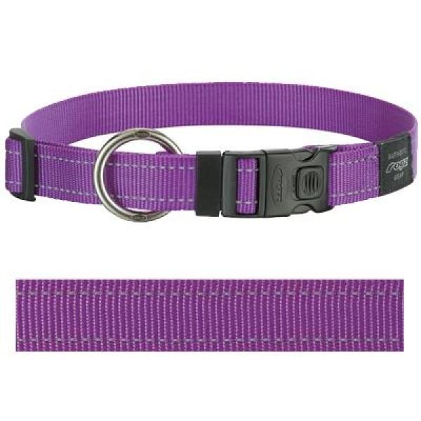 Rogz for dogs lumberjack halsband paars