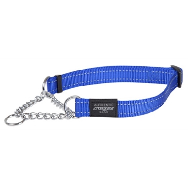 Rogz for dogs fanbelt choker blauw