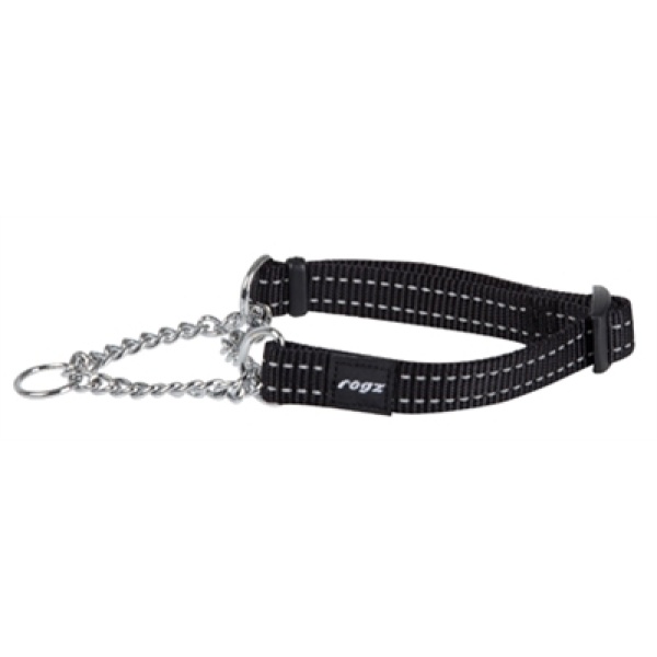 Rogz for dogs snake choker zwart