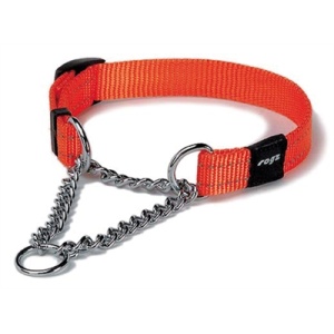 Rogz for dogs snake choker oranje