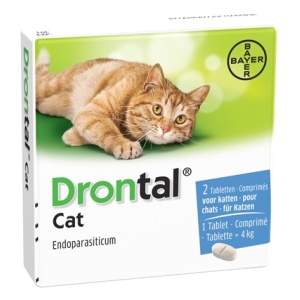 Bayer drontal ontworming kat