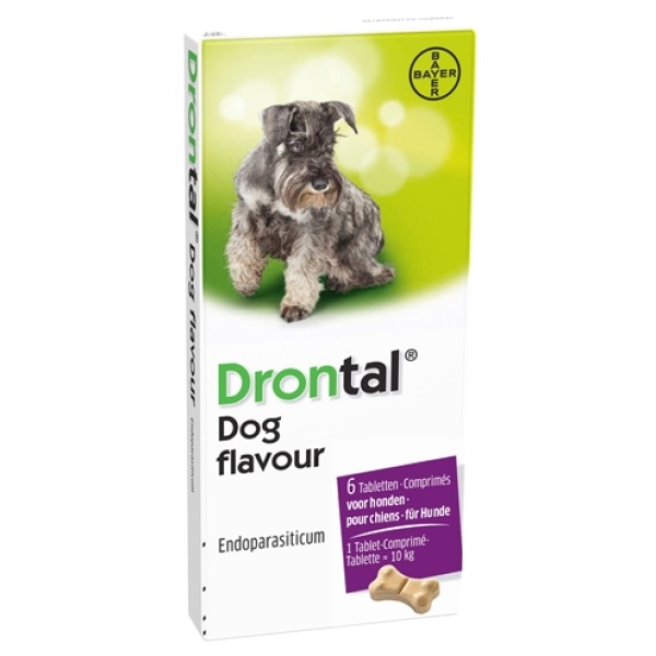 Bayer drontal tasty ontworming hond