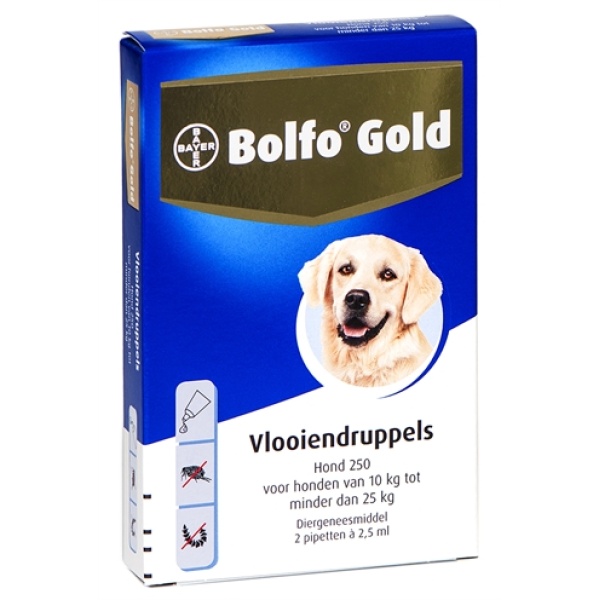 Bolfo gold hond vlooiendruppels