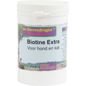 Dierendrogist biotine poeder+kruiden voor hond en kat