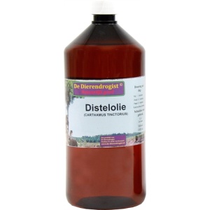 Dierendrogist distelolie