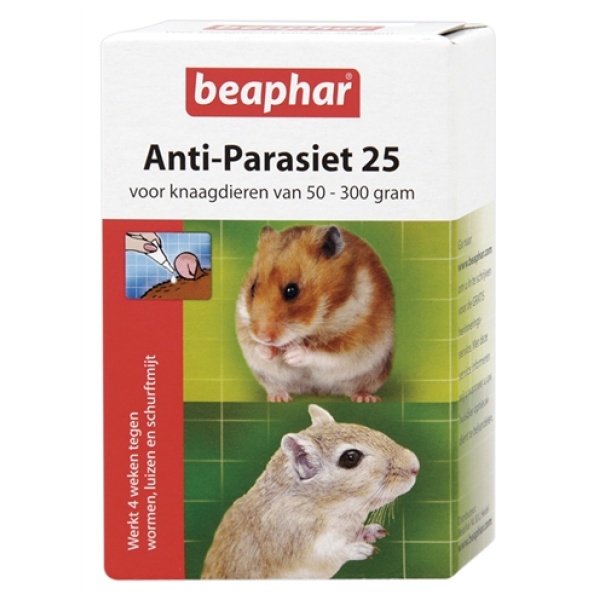 Beaphar anti-parasiet 25 knaagdier