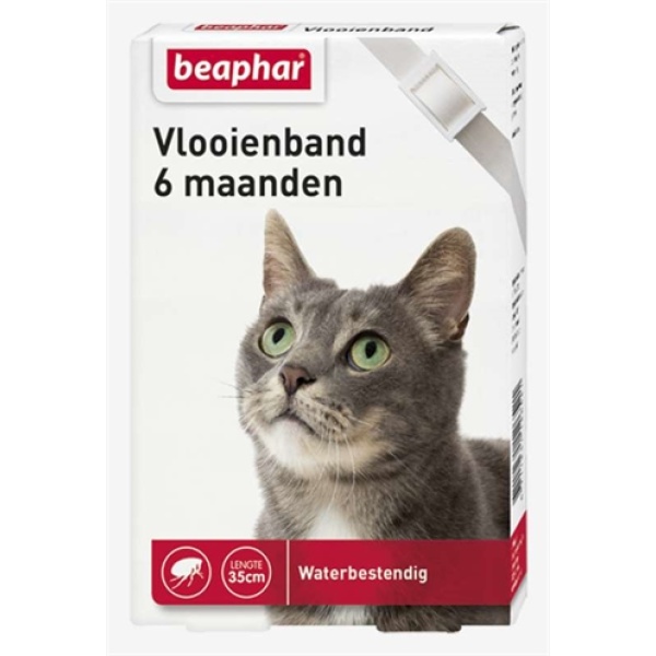 Beaphar vlooienband kat wit