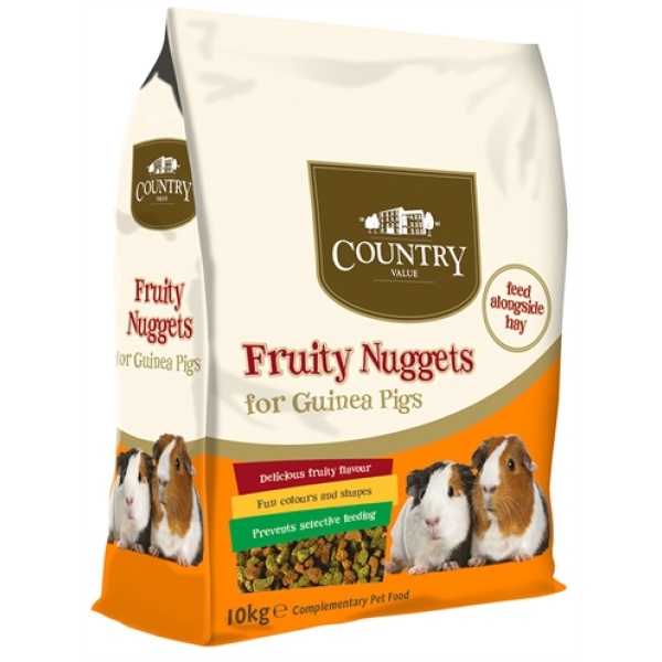 Burgess country value fruity nuggets guinea pig