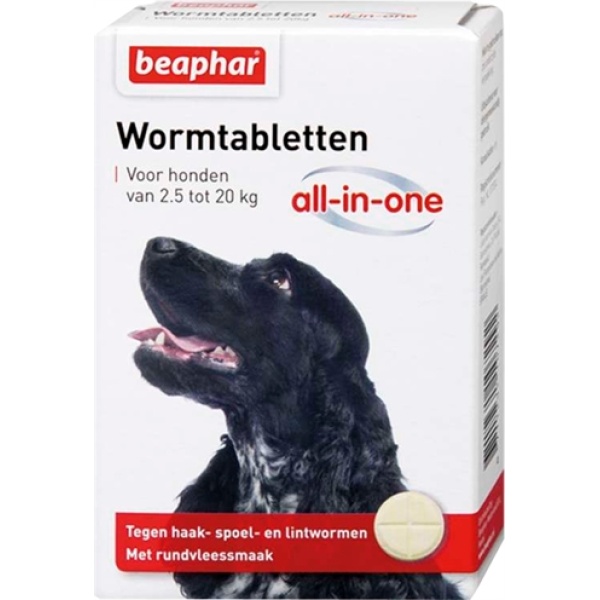 Beaphar wormtablet all-in-one hond