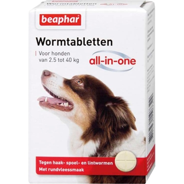 Beaphar wormtablet all-in-one hond