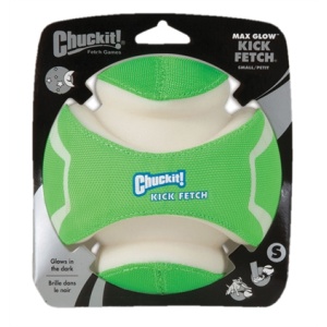 Chuckit max glow kick fetch glow in the dark