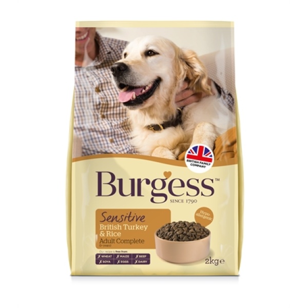 Burgess dog sensitive kalkoen / rijst