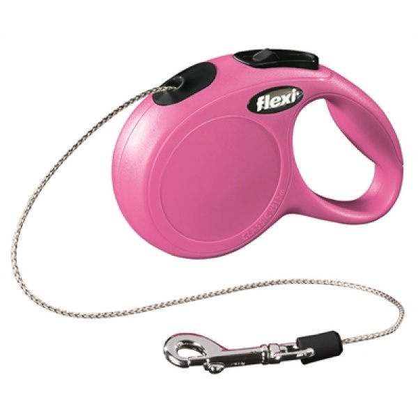 Flexi rollijn classic cord roze