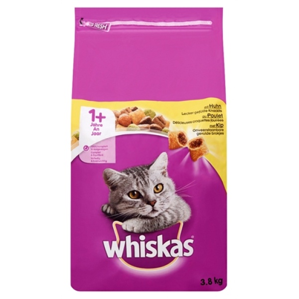 Whiskas droog adult kip