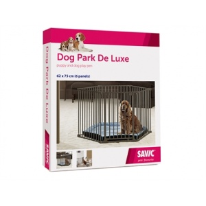 Savic puppyren dog park deluxe zwart