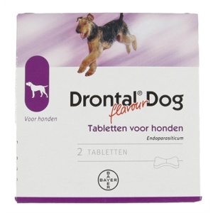 Bayer drontal tasty ontworming hond