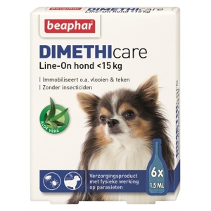 Beaphar dimethicare line-on hond tegen vlooien en teken