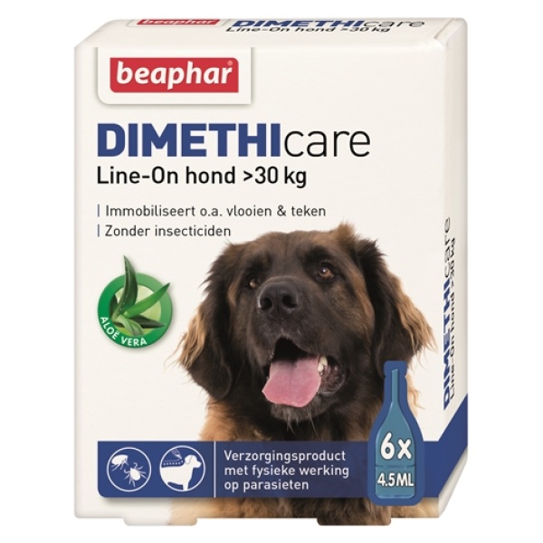 Beaphar dimethicare line-on hond tegen vlooien en teken