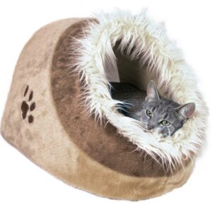 Trixie kattenmand iglo minou beige / bruin