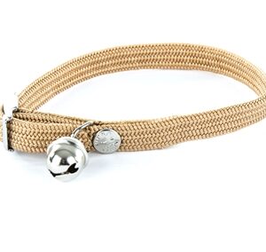 Halsband kat elastisch nylon beige