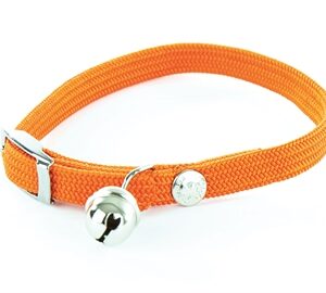 Halsband kat elastisch nylon oranje