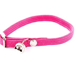 Halsband kat elastisch nylon roze