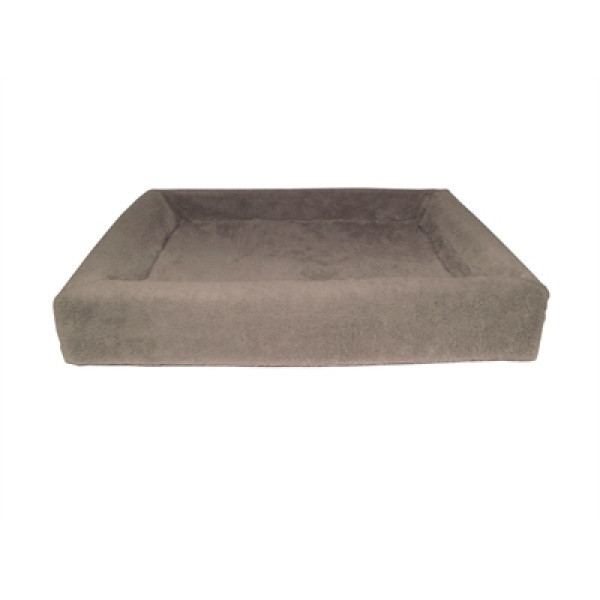 Bia bed fleece overtrek hondenmand taupe