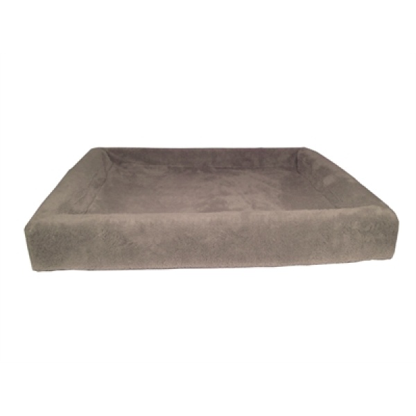 Bia bed fleece overtrek hondenmand taupe