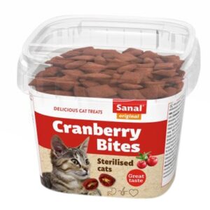 Sanal cat cranberry & chickenbites cup