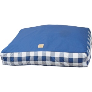 Boony hondenkussen comfort ruit blauw