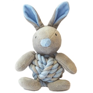 Little rascals knottie bunny touwbal konijn blauw