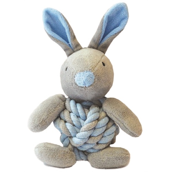 Little rascals knottie bunny touwbal konijn blauw