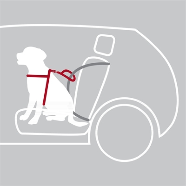 Trixie hondentuig auto dog protect zwart