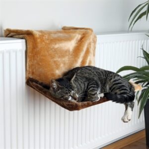 Trixie radiatorhangmat pluche bruin