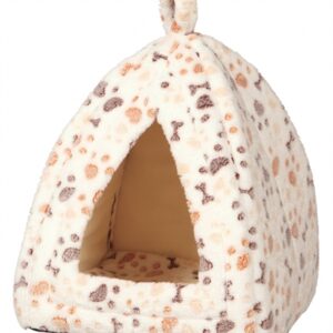 Trixie kattenmand iglo lingo wit / beige