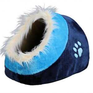 Trixie kattenmand iglo minou donkerblauw / blauw