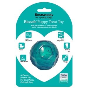 Biosafe puppy snack bal blauw