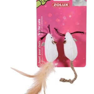 Zolux canvas muis wit