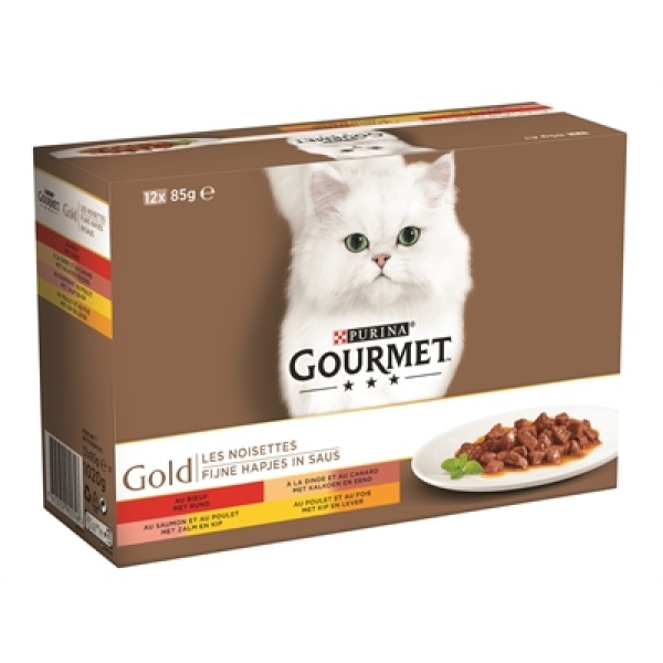 Gourmet gold 12-pack fijne hapjes