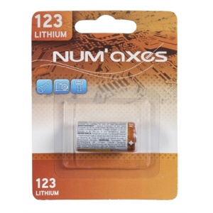 Numaxes lithium batterij cr123a