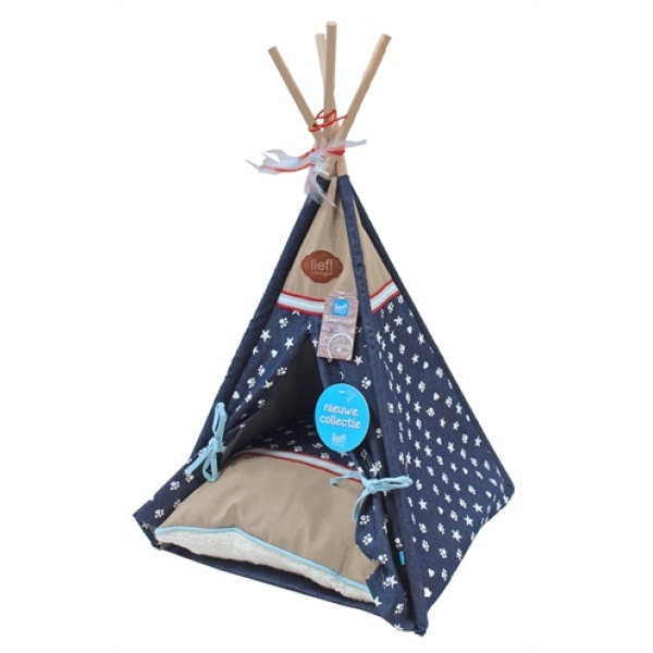 Lief! hondenmand / kattenmand tipi unisex