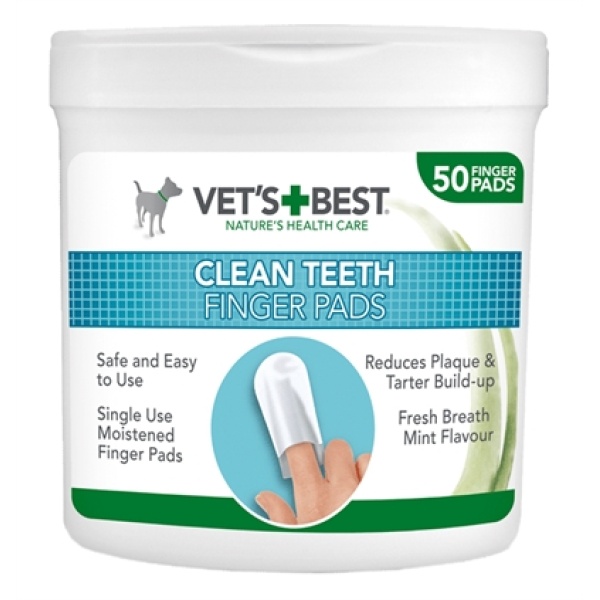 Vets best clean teeth finger pads