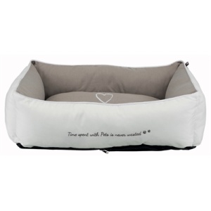 Trixie petshome hondenmand wit/taupe