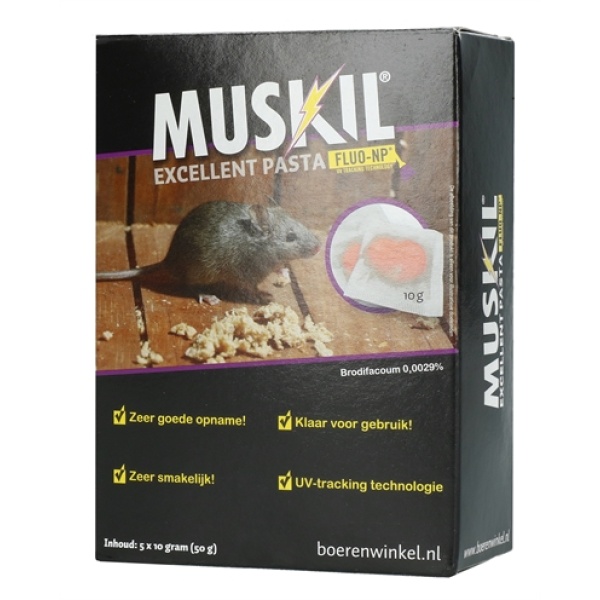 Muskil excellent pasta muis